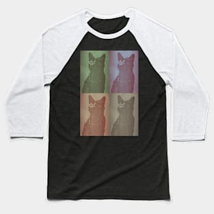 Quad Black Cats Baseball T-Shirt